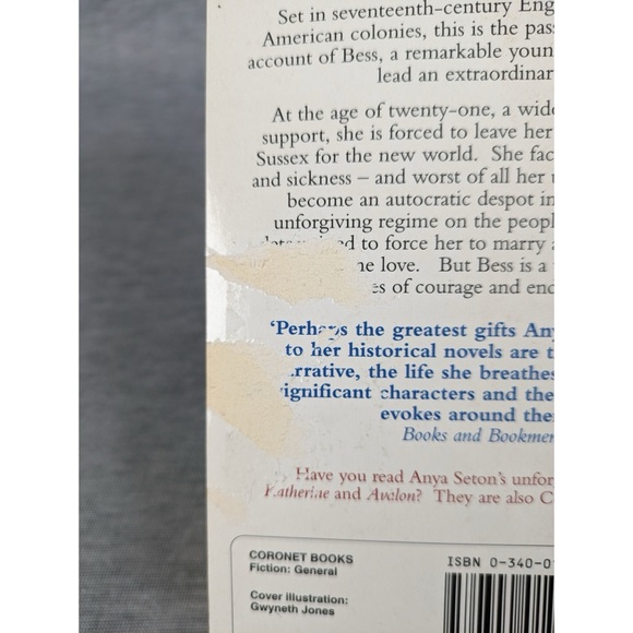 🍭 3/$10 Anya Seton: The Winthrop Woman (Paperback) - Picture 4 of 5